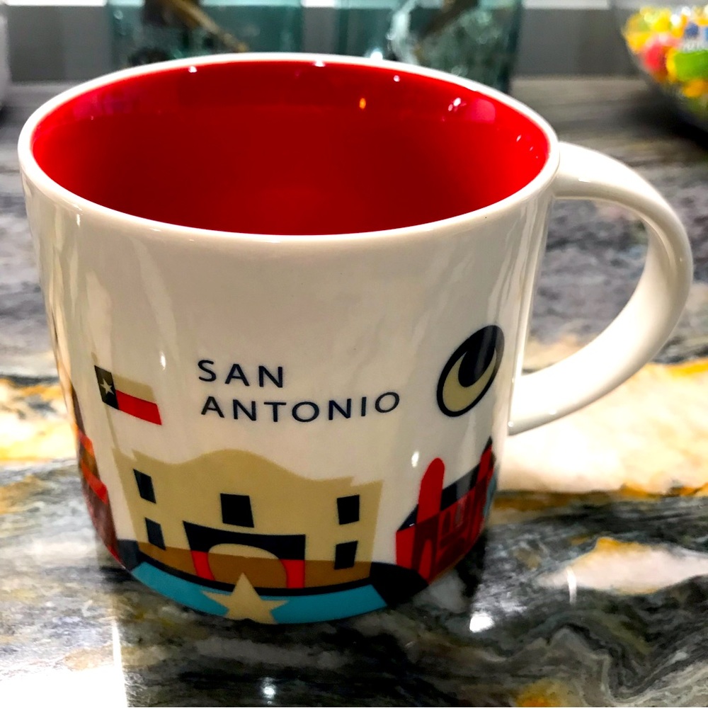 Starbucks “You Are Here” Coffee Mug | Location - SAN ANTONIO | 2015 | Like New